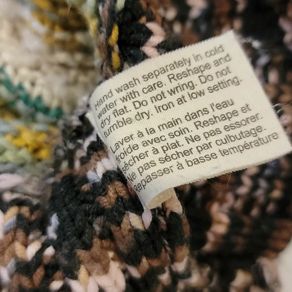 Anthropologie Rosie Neira Medium "Marbled Bands Sweater" - Picture 14 of 15